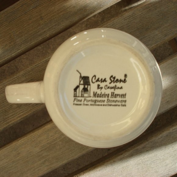 CASA STONE CUP by CASAFINA MADEIRA HARVEST Fine Portuguese Stoneware 9oz - Picture 5 of 5